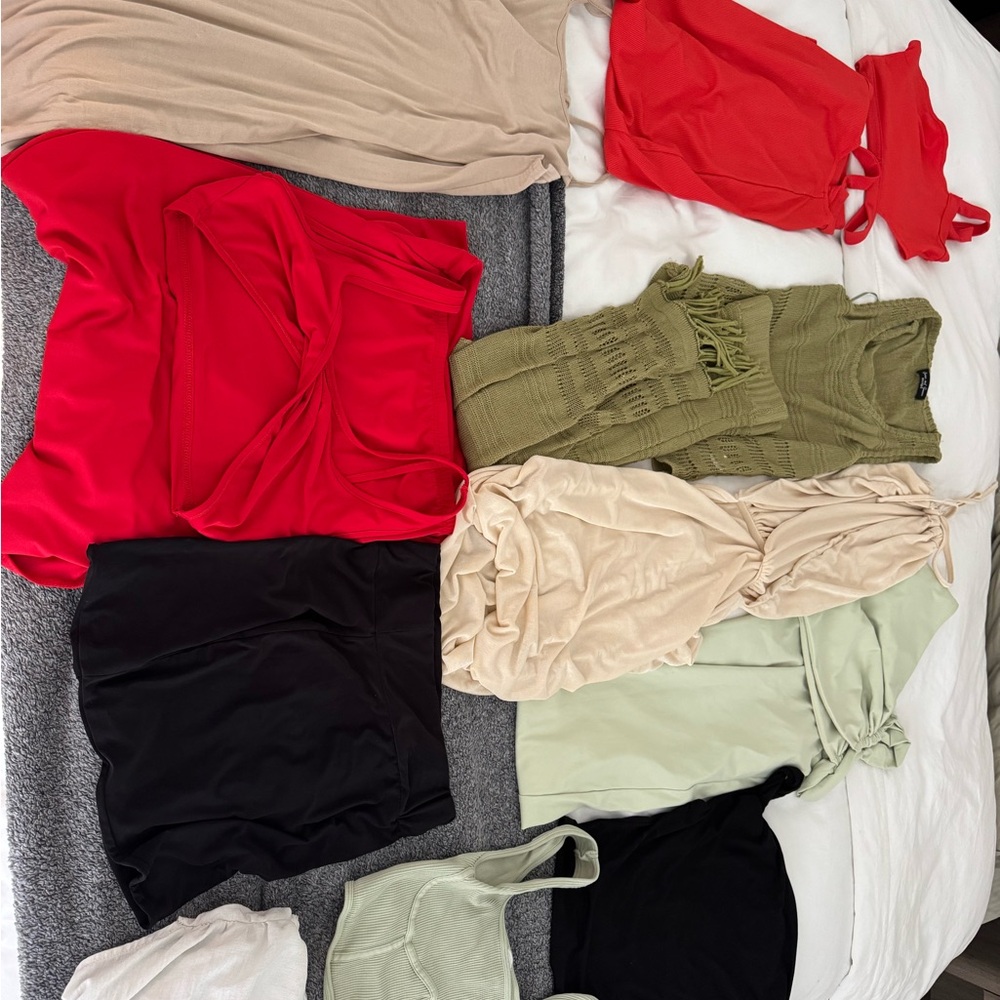 Elegant Red Women's Top